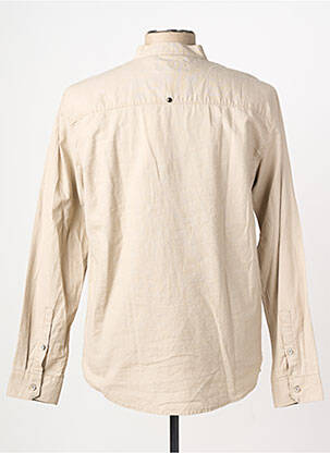 Chemise manches longues coupe droite beige NO EXCESS homme