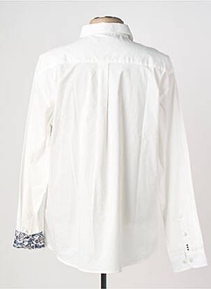 Chemise manches longues coupe droite blanc FQ1924 homme