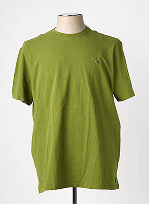 T-shirt coupe droite manches courtes vert FQ1924 homme