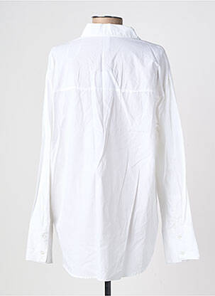 Chemisier coupe droite manches longues blanc TIFFOSI femme