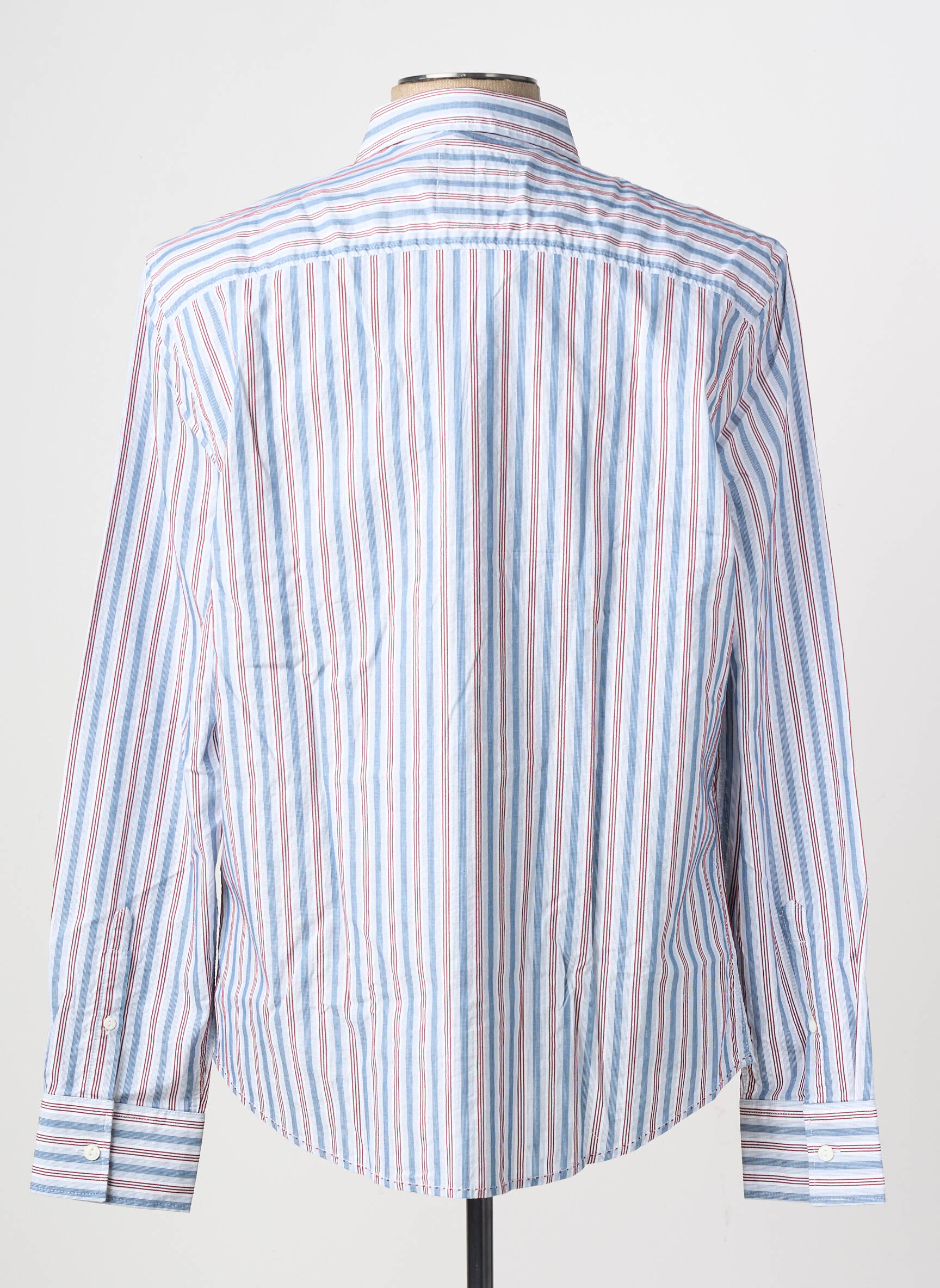 Chemise manches longues coupe droite bleu FREEMAN T.PORTER homme