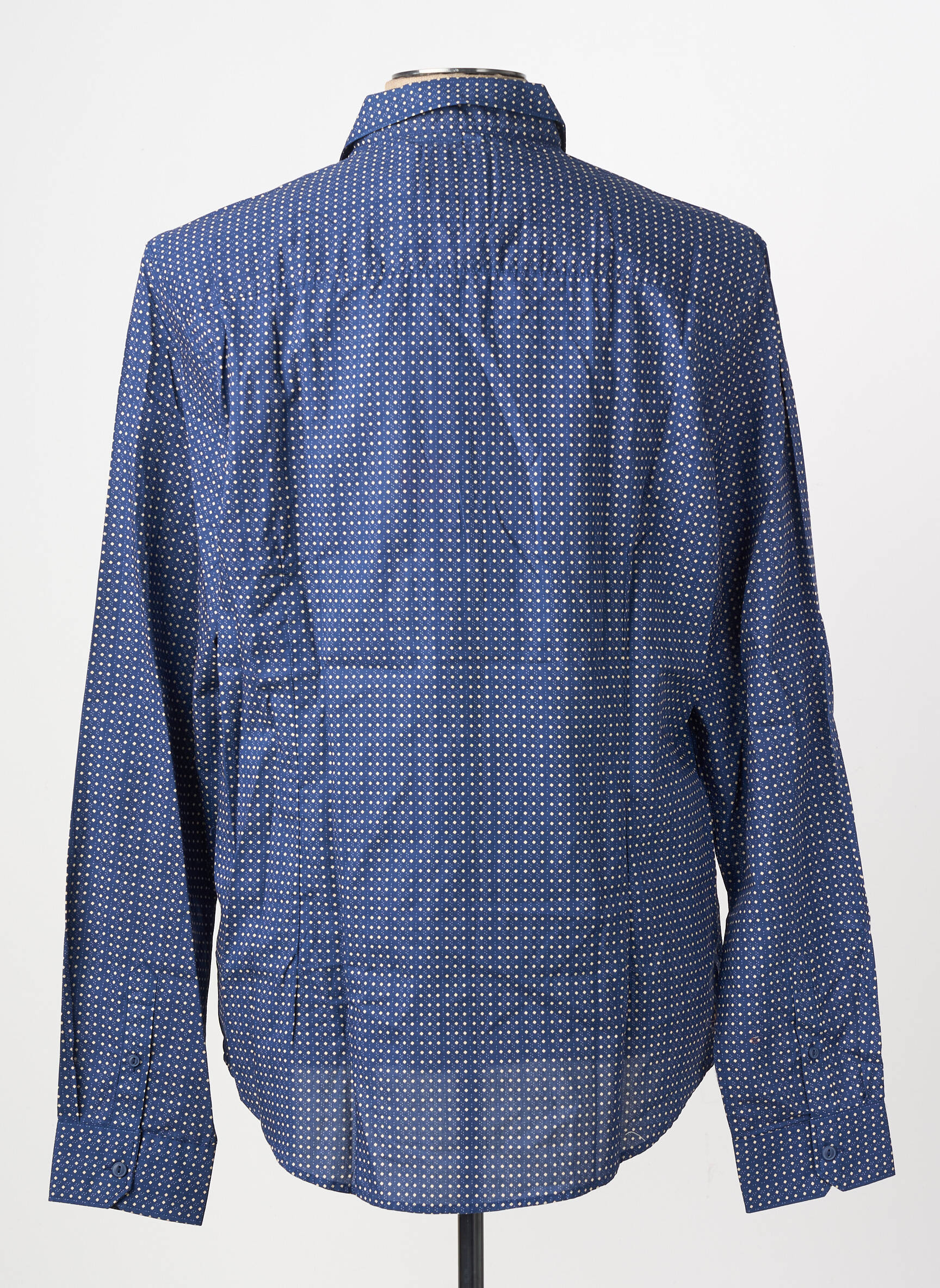 Chemise manches longues imprimé fantaisie bleu FREEMAN T.PORTER homme