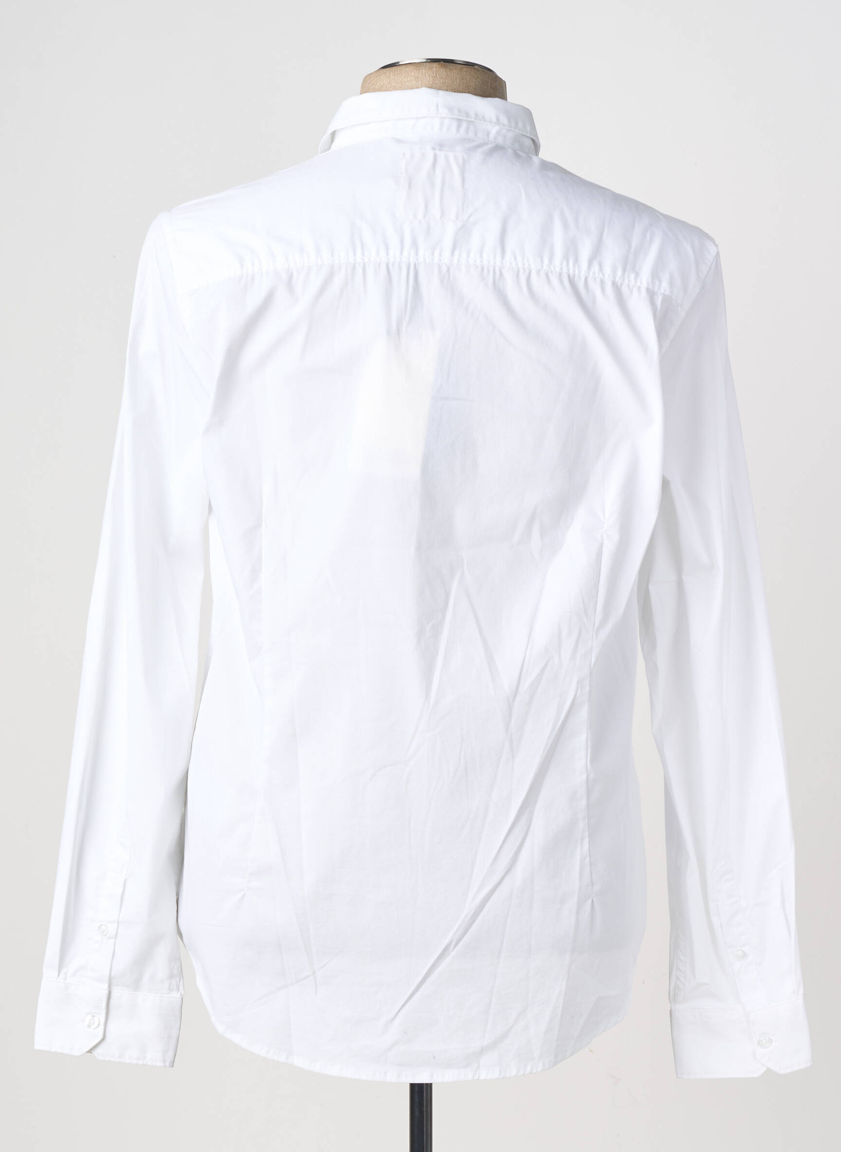 Chemise manches longues coupe droite blanc FREEMAN T.PORTER homme
