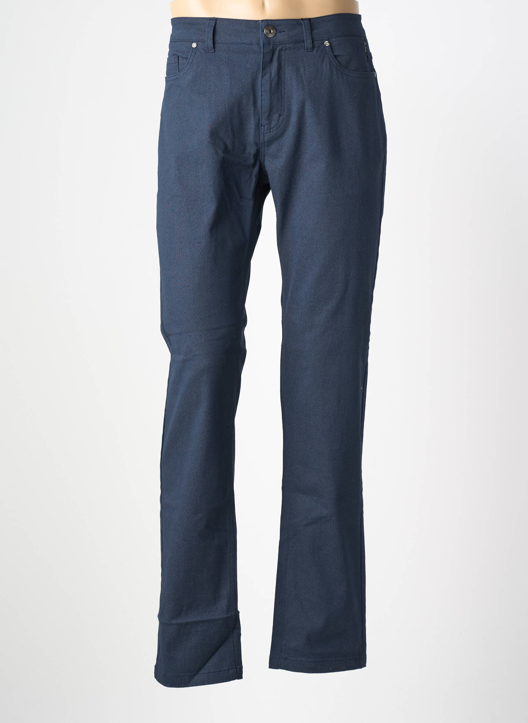 Pantalon chino poches bleu DELAHAYE homme