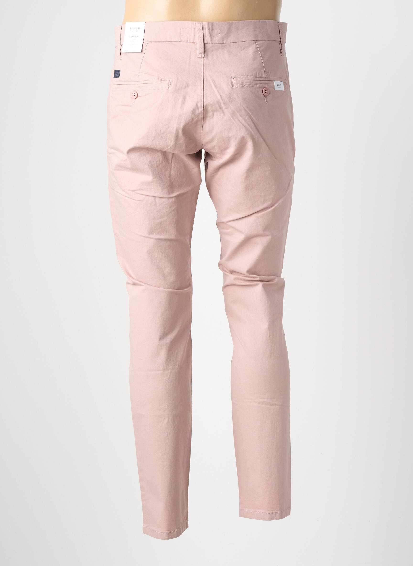 Pantalon chino poches rose TIFFOSI homme