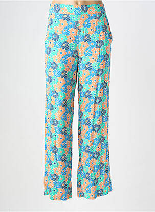 Pantalon large tissage popeline taille normale bleu LA FIANCÉE femme