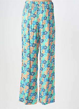 Pantalon large tissage popeline taille normale bleu LA FIANCÉE femme