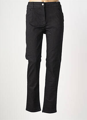 Jeans coupe slim stretch taille normale noir C'EST BEAU LA VIE femme