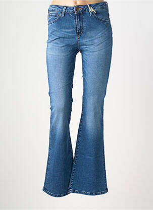 Jean coupe flare stretch taille normale bleu GARCIA femme