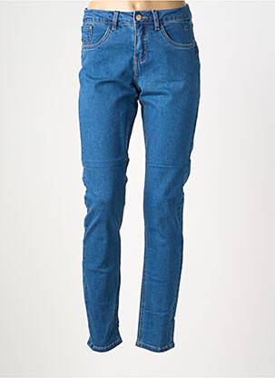 Jeans coupe slim stretch taille normale bleu CREAM femme