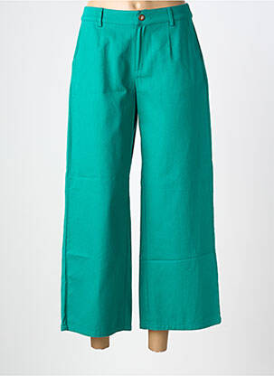 Jeans coupe large taille à pinces taille normale vert LA FIANCÉE femme