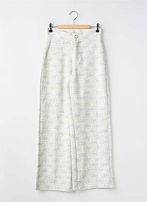 Pantalon droit stretch taille haute bleu GARCIA femme