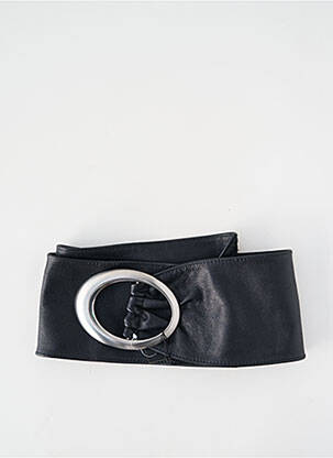 Ceinture coutures renforcées noir YOLETE femme