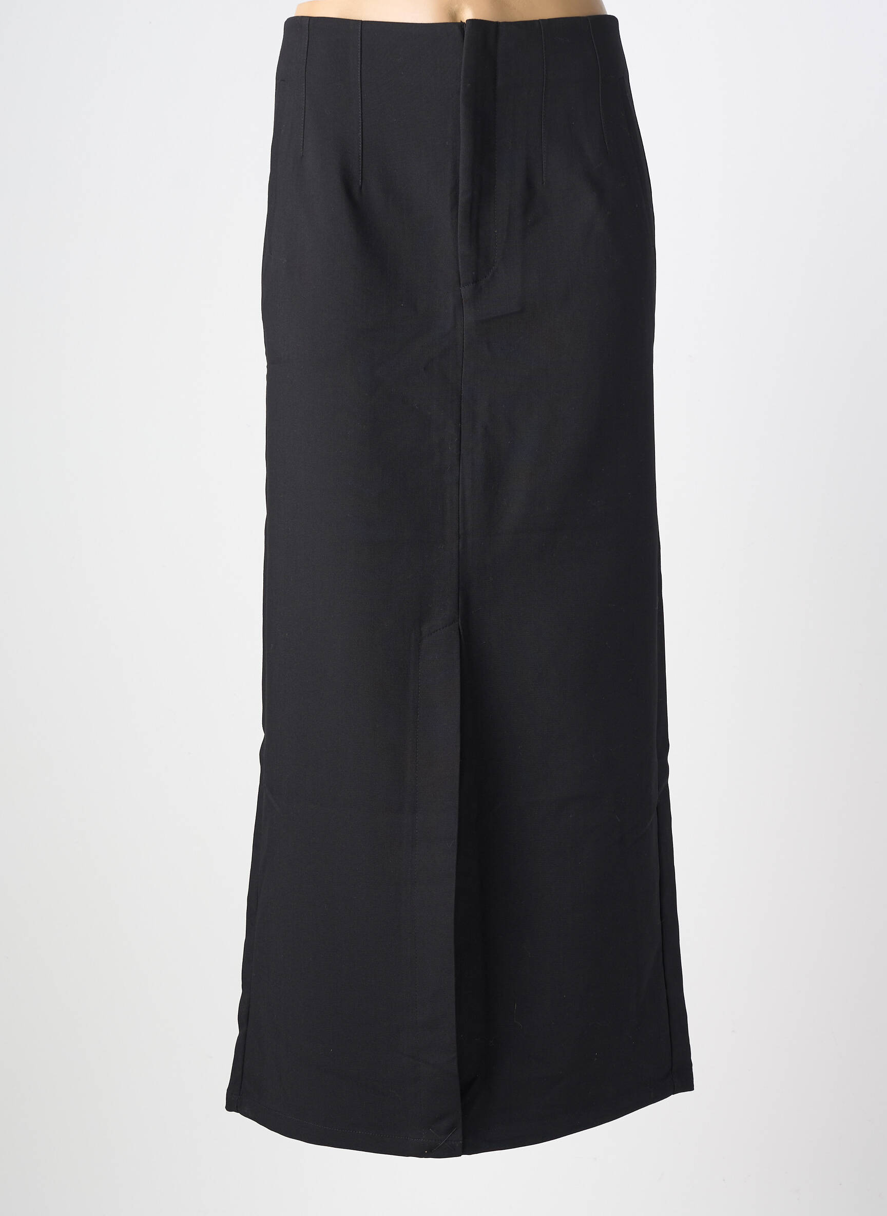 Jupe longue taille haute noir KAFFE femme