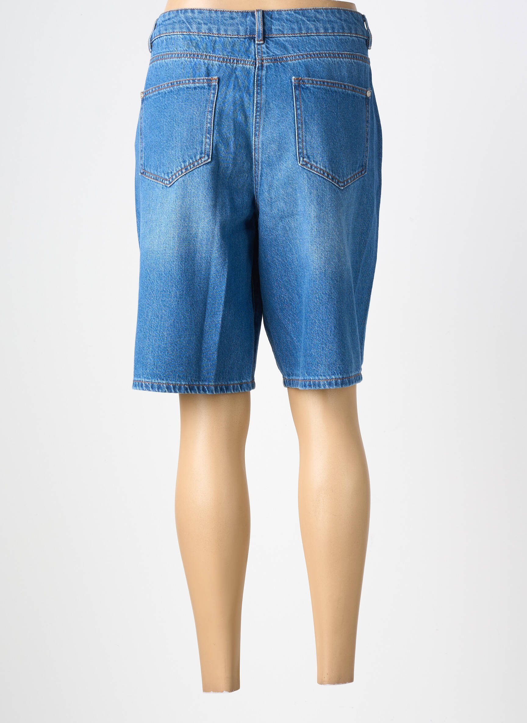 Bermuda taille normale taille normale bleu C'EST BEAU LA VIE femme
