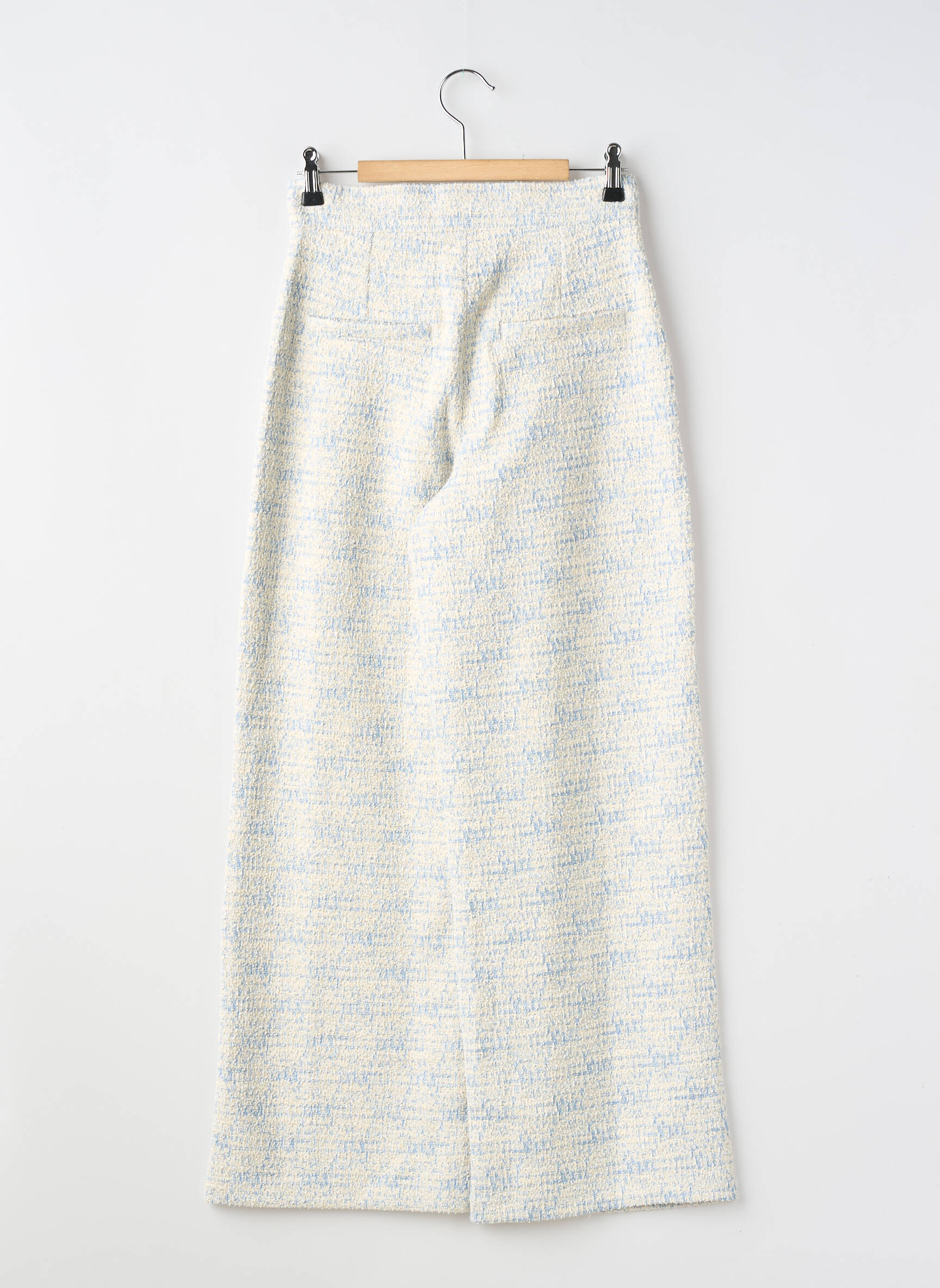 Pantalon droit stretch taille haute bleu GARCIA femme