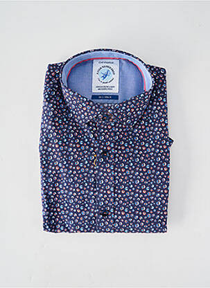 Chemise manches longues imprimé fantaisie bleu A FISH NAMED FRED homme