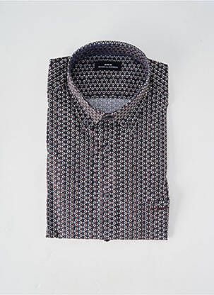 Chemise manches longues poches marron MISE AU GREEN homme