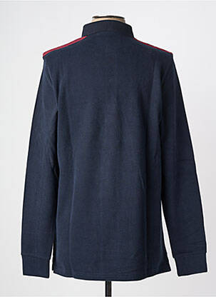 Polo manches longues manches longues bleu MISE AU GREEN homme