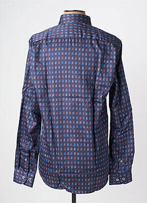 Chemise manches longues coupe cintrée bleu DARIO BELTRAN homme