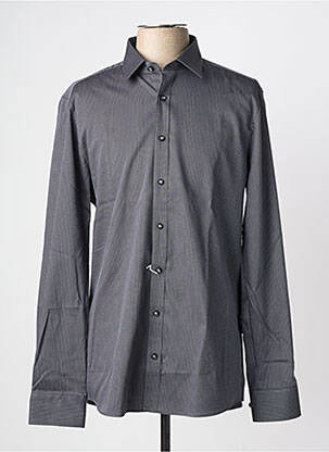 Chemise manches longues coupe cintrée gris MARVELIS homme
