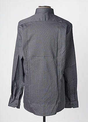 Chemise manches longues coupe cintrée gris MARVELIS homme