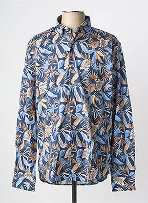 Chemise manches longues coupe cintrée bleu DARIO BELTRAN homme