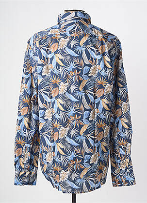Chemise manches longues coupe cintrée bleu DARIO BELTRAN homme