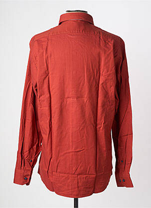 Chemise manches longues poches orange MARVELIS homme
