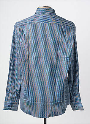 Chemise manches longues poches bleu MISE AU GREEN homme
