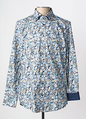 Chemise manches longues coupe cintrée bleu VENTI homme