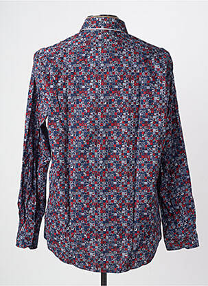 Chemise manches longues imprimé fantaisie bleu MARVELIS homme