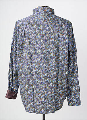 Chemise manches longues poches bleu DARIO BELTRAN homme