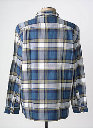 Chemise manches longues poches bleu MISE AU GREEN homme