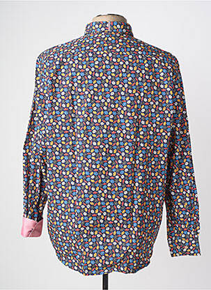 Chemise manches longues poches bleu DARIO BELTRAN homme