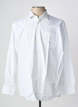 Chemise manches longues poches blanc SEIDENSTICKER homme