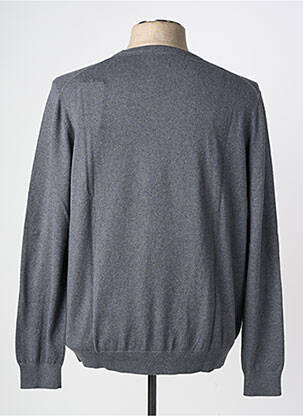 Pull stretch manches longues gris MISE AU GREEN homme