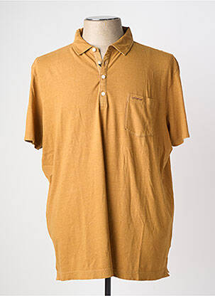 Polo tissage jersey manches courtes jaune MISE AU GREEN homme