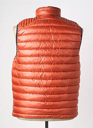 Doudoune poches sans capuche orange MISE AU GREEN homme