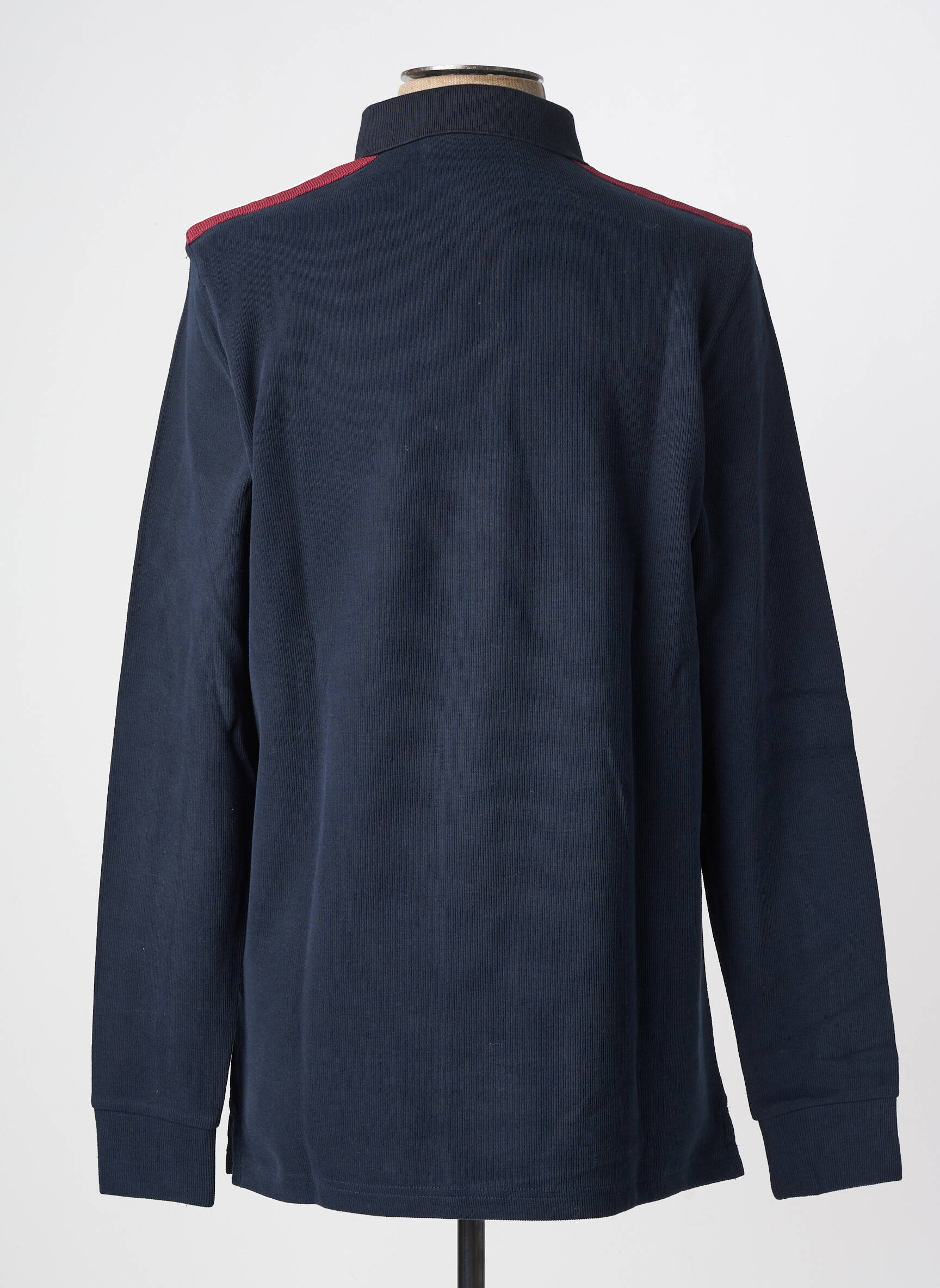 Polo manches longues manches longues bleu MISE AU GREEN homme