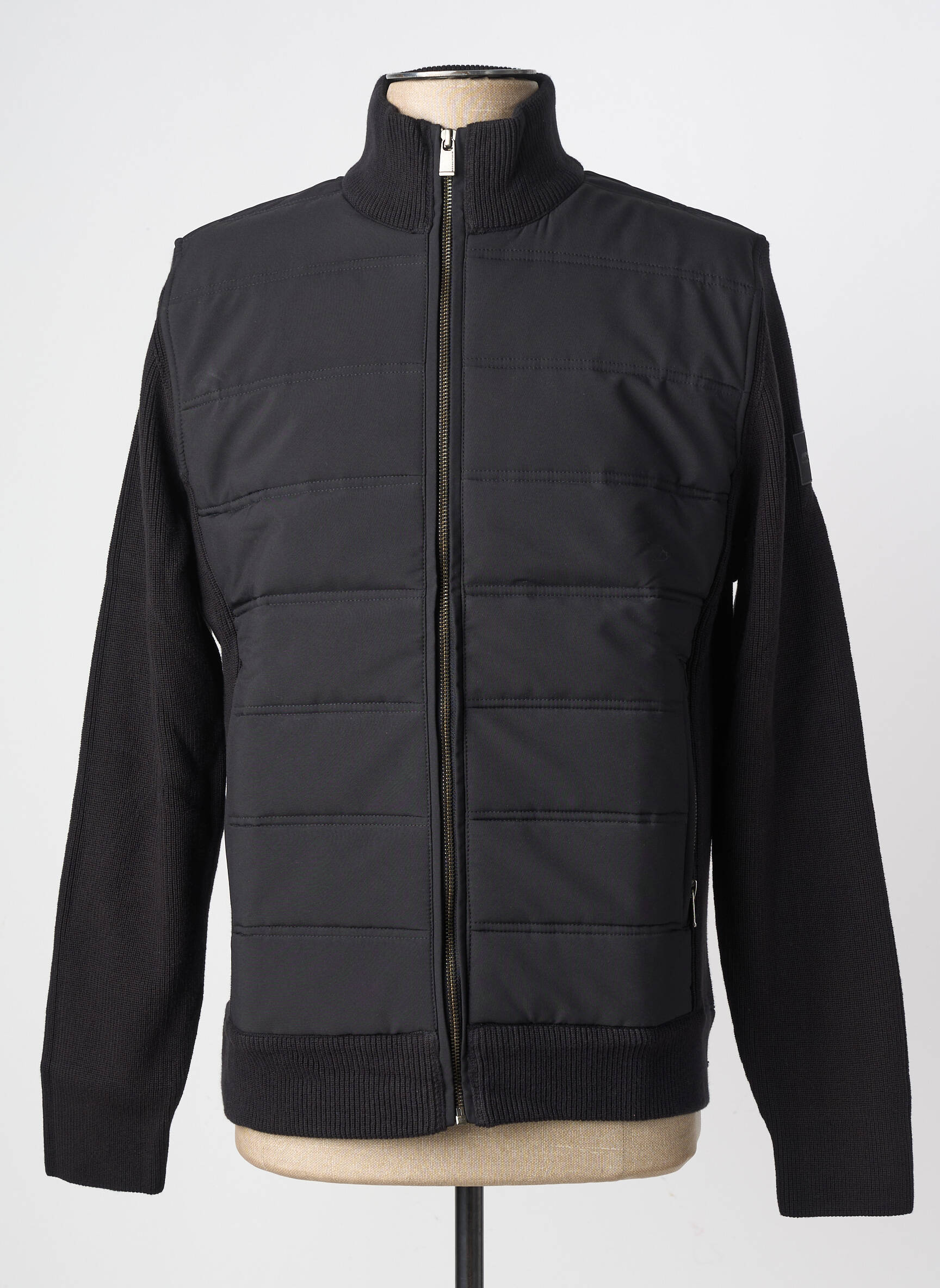 Doudoune manches longues sans capuche noir MISE AU GREEN homme