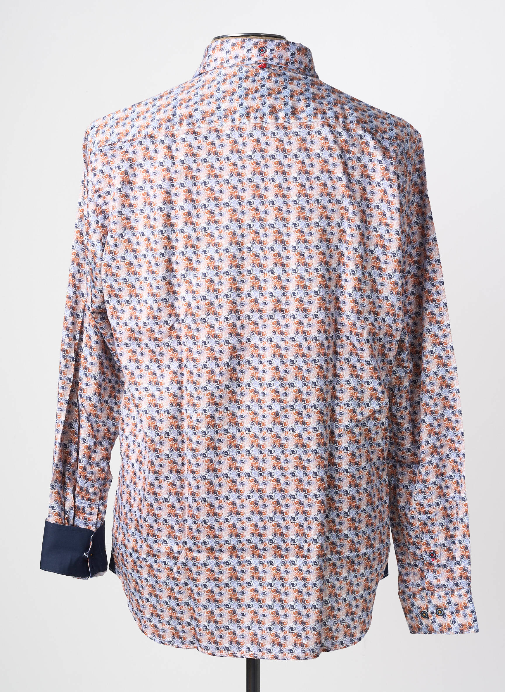 Chemise manches longues imprimé fantaisie bleu THE SURFCAR homme