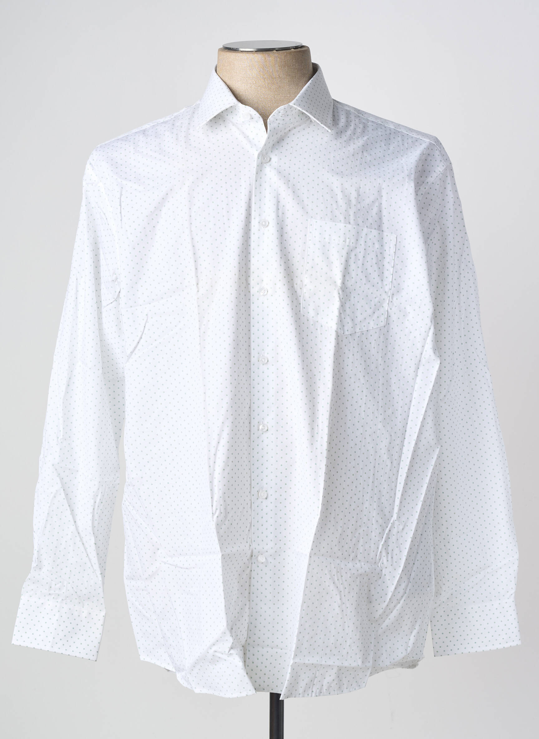 Chemise manches longues poches blanc SEIDENSTICKER homme