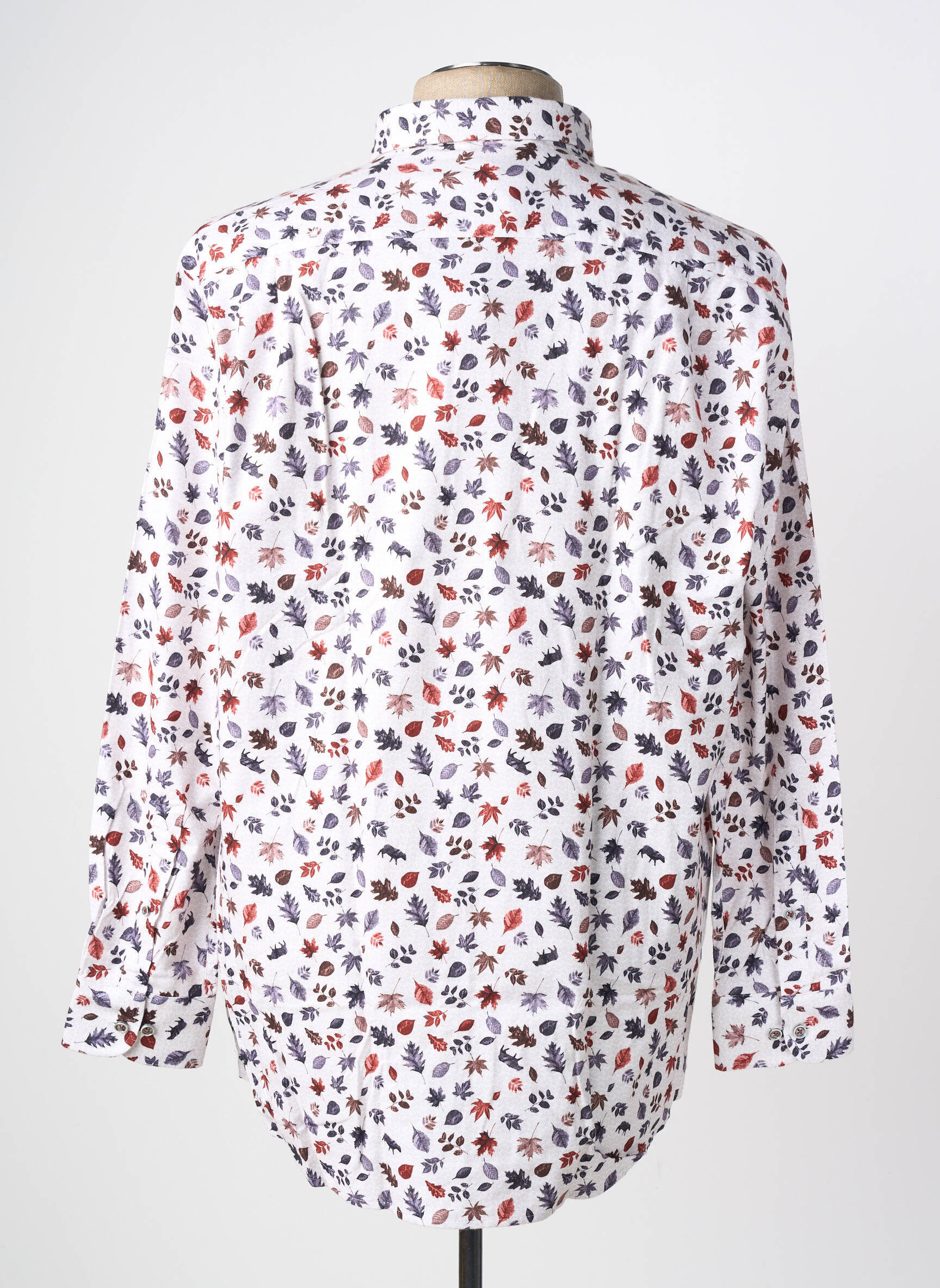 Chemise manches longues poches blanc MISE AU GREEN homme