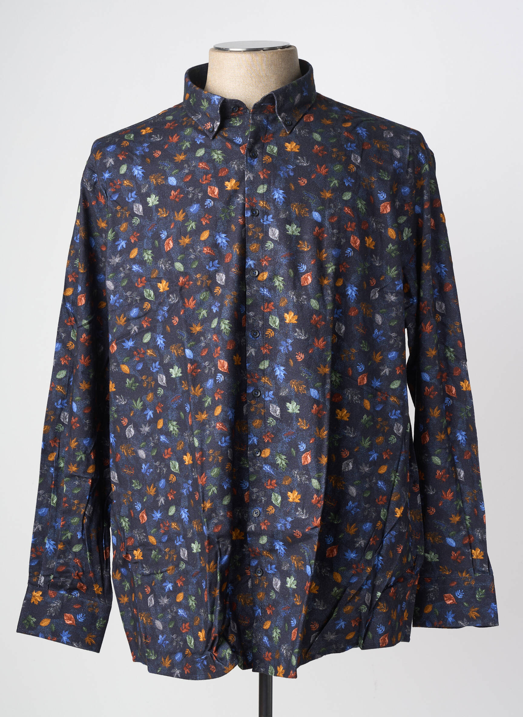 Chemise manches longues imprimé fantaisie noir MISE AU GREEN homme