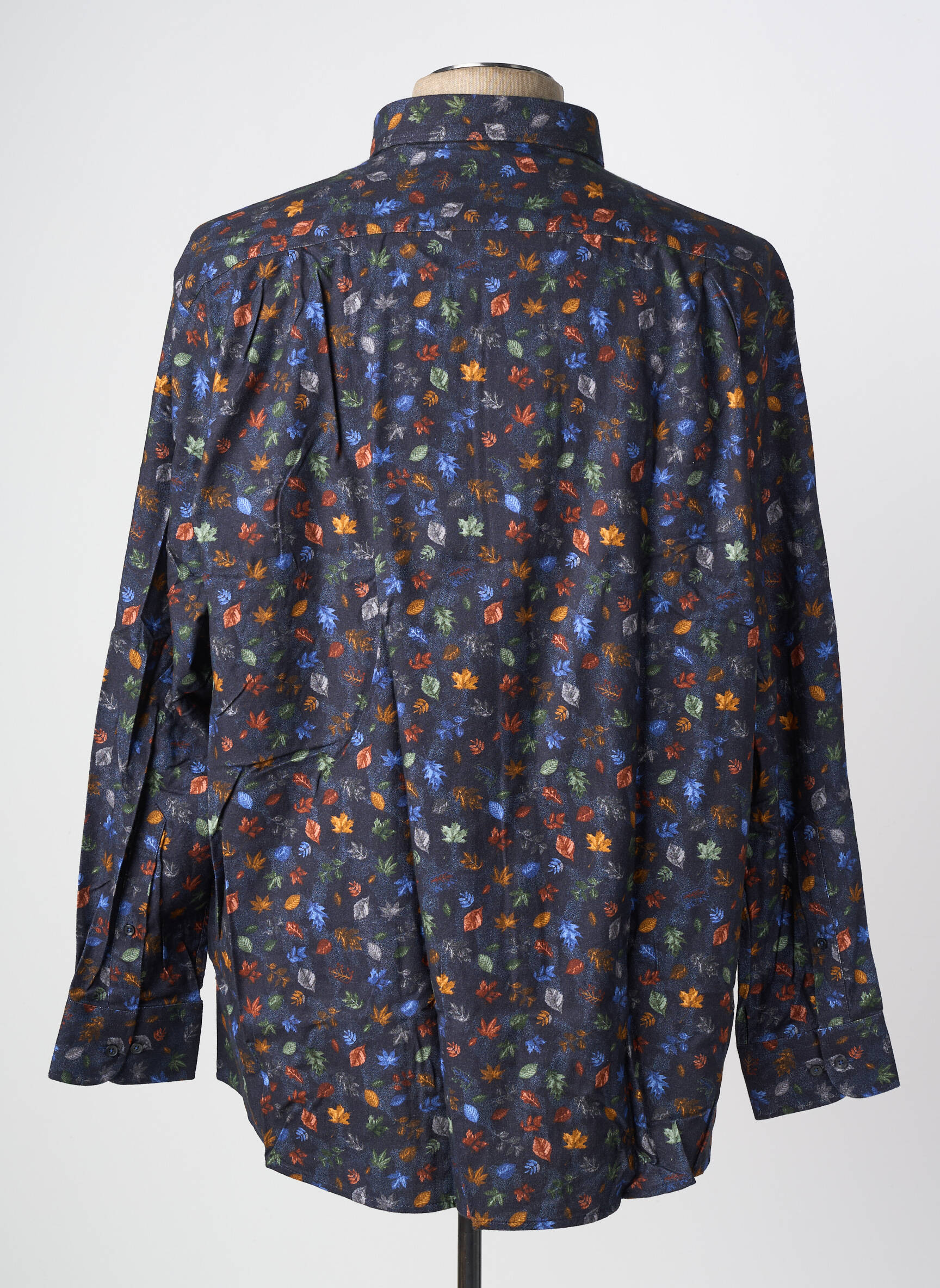 Chemise manches longues imprimé fantaisie noir MISE AU GREEN homme