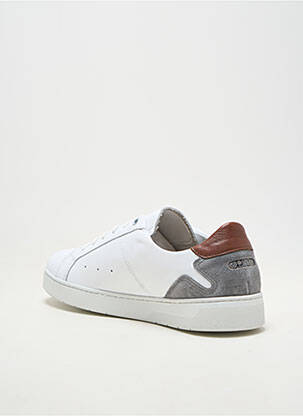 Baskets bout rond talon plat jusqu'à 3cm blanc LE FORMIER femme