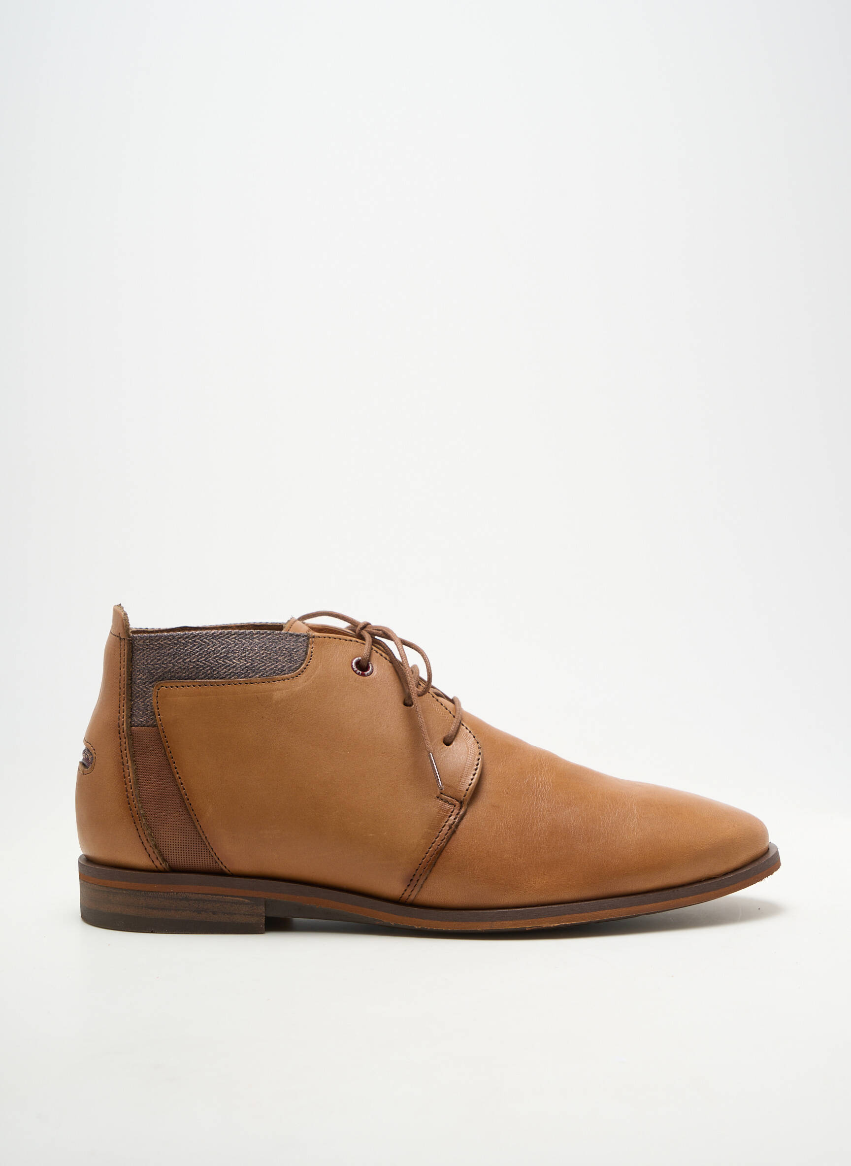 Derbies nubuck talon bas marron LE FORMIER homme