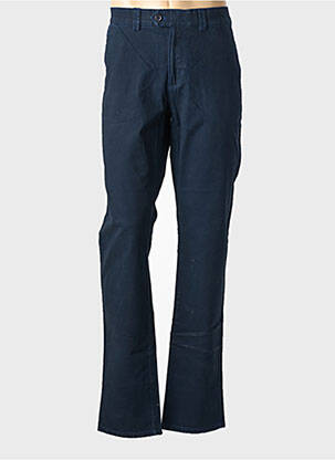 Pantalon chino poches taille normale bleu EMYLE homme