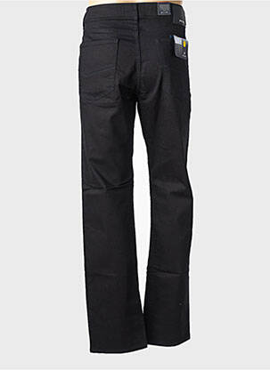 Jeans coupe droite fermeture zippée sous rabat boutonné taille normale noir PIERRE CARDIN homme